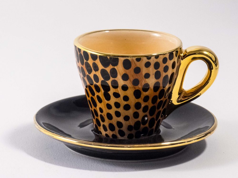 Tasse à espresso "cheetah small"