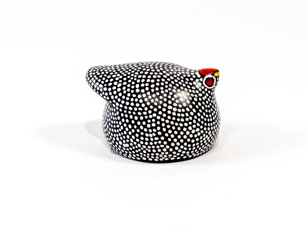Peintade en céramique d'Ethiopie, 7cm