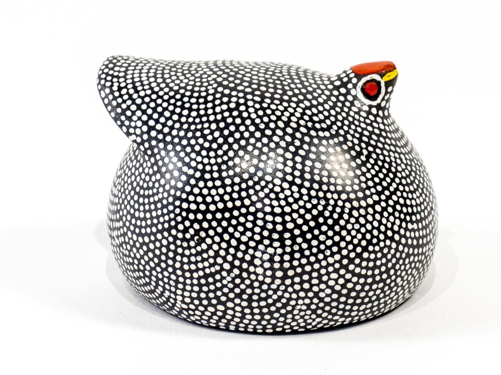 Peintade en céramique d'Ethiopie , 12 cm