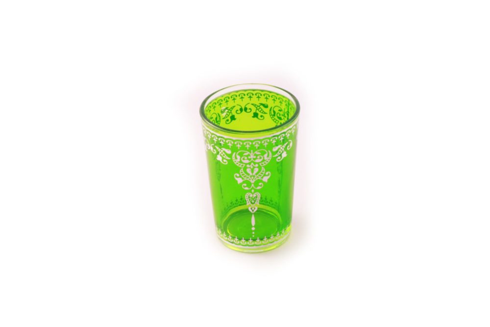 Verres de thé orientales vert