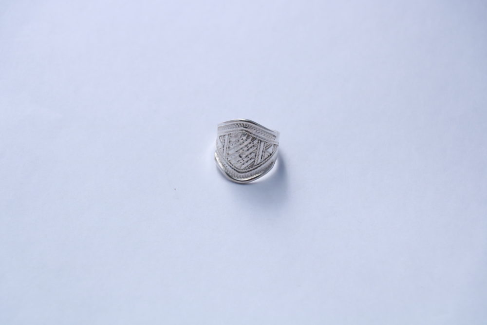 Bague touareg H en argent 925