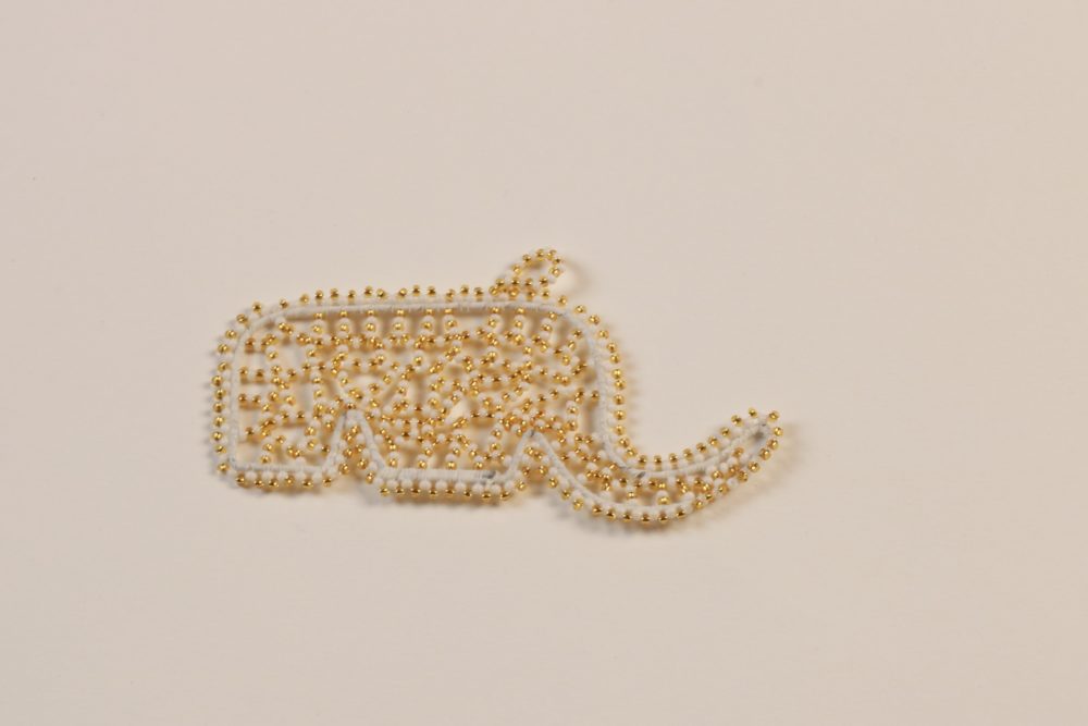 Eléphant en perles