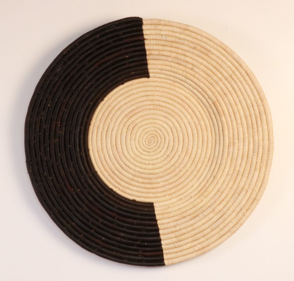 Korb Geo Black and Natural