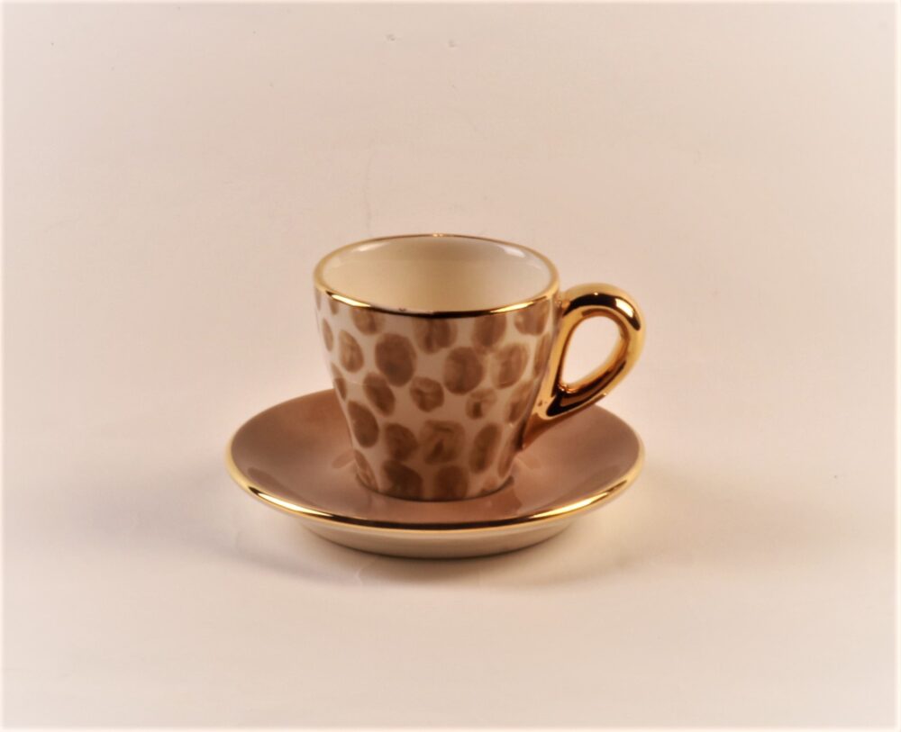 Tasse à espresso cheetah large