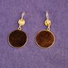 Boucles d'oreilles en bois ébène et argent 925 – Image 2